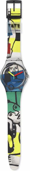 Swatch LEGER'S TWO WOMEN HOLDING FLOWERS SUOZ363 Orologio unisex Swatch LEGER'S TWO WOMEN HOLDING FLOWERS SUOZ363 Orologio unisex