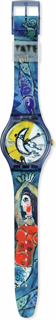 Swatch CHAGALL'S BLUE CIRCUS SUOZ365 Unisex