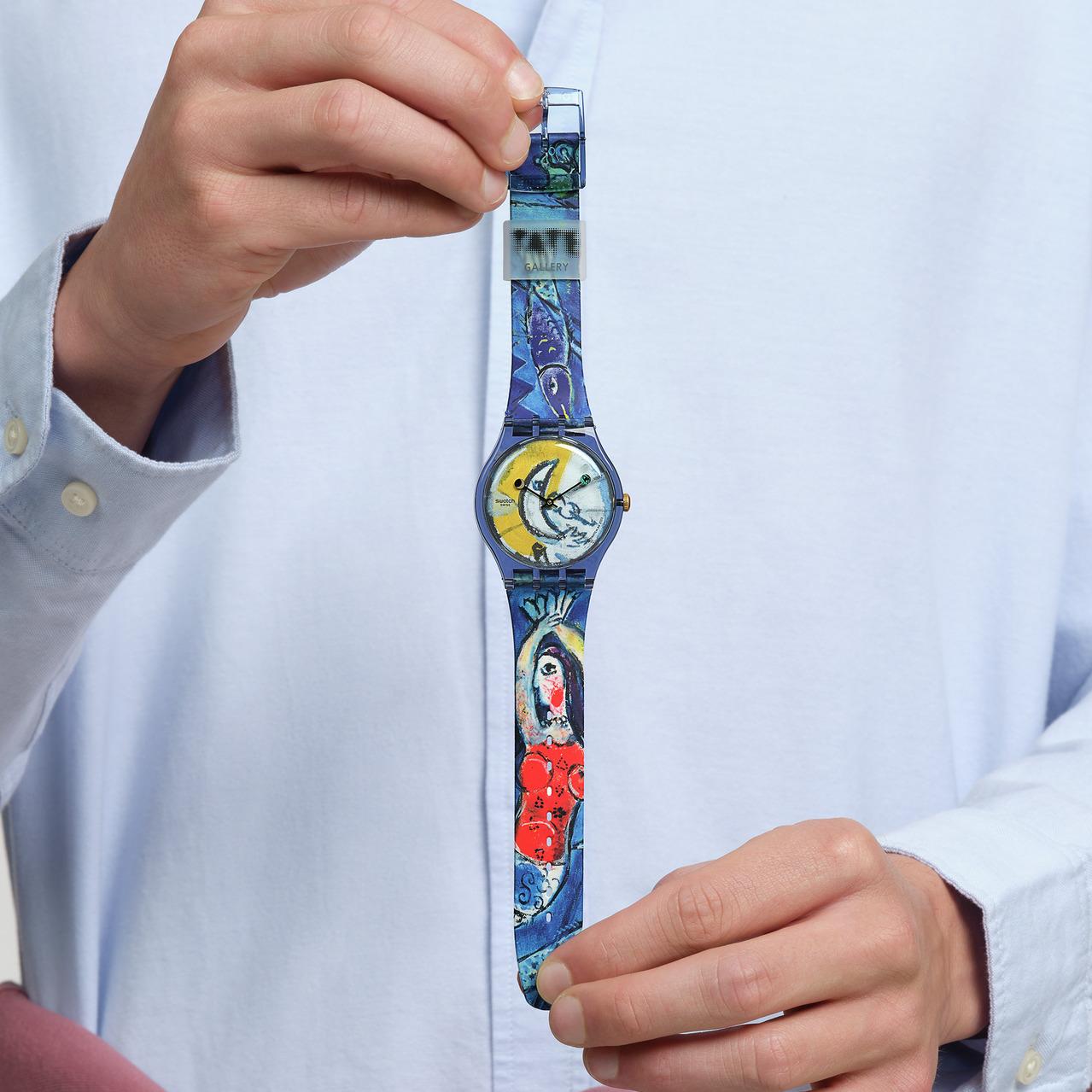 Swatch CHAGALL'S BLUE CIRCUS SUOZ365 Unisex