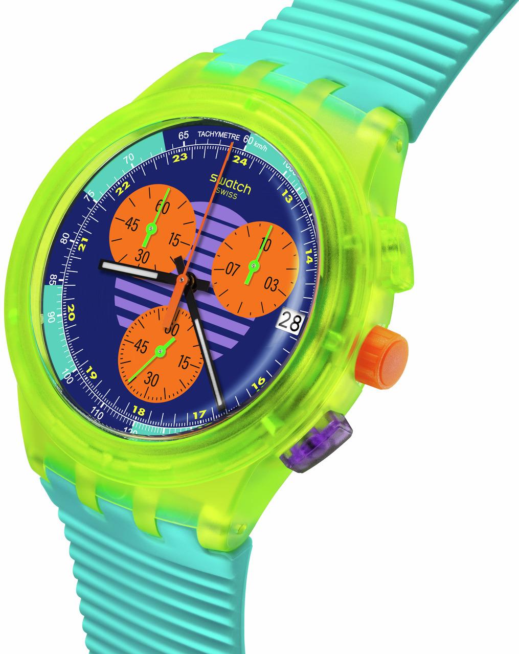 Swatch NEON WAVE SUSJ404 Orologio unisex