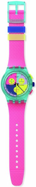 Swatch NEON FLASH ARROW SUSG408 Unisex horloge Swatch NEON FLASH ARROW SUSG408 Unisex horloge