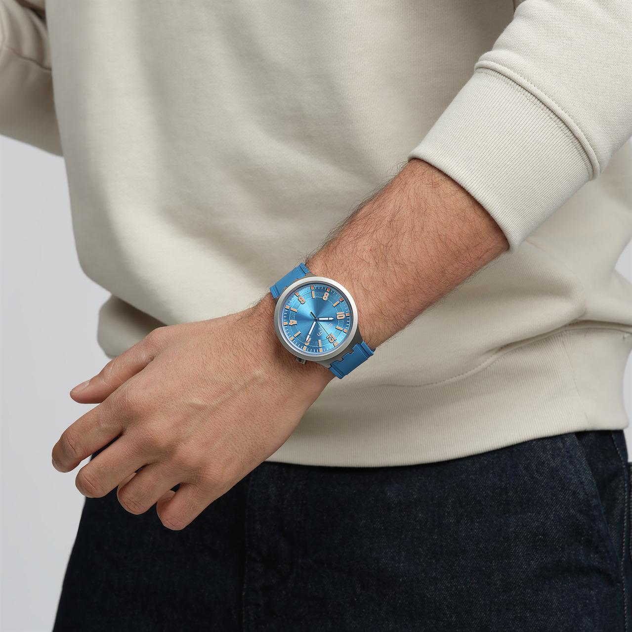 Swatch BLUE IN THE WORKS SB07S115 Unisex