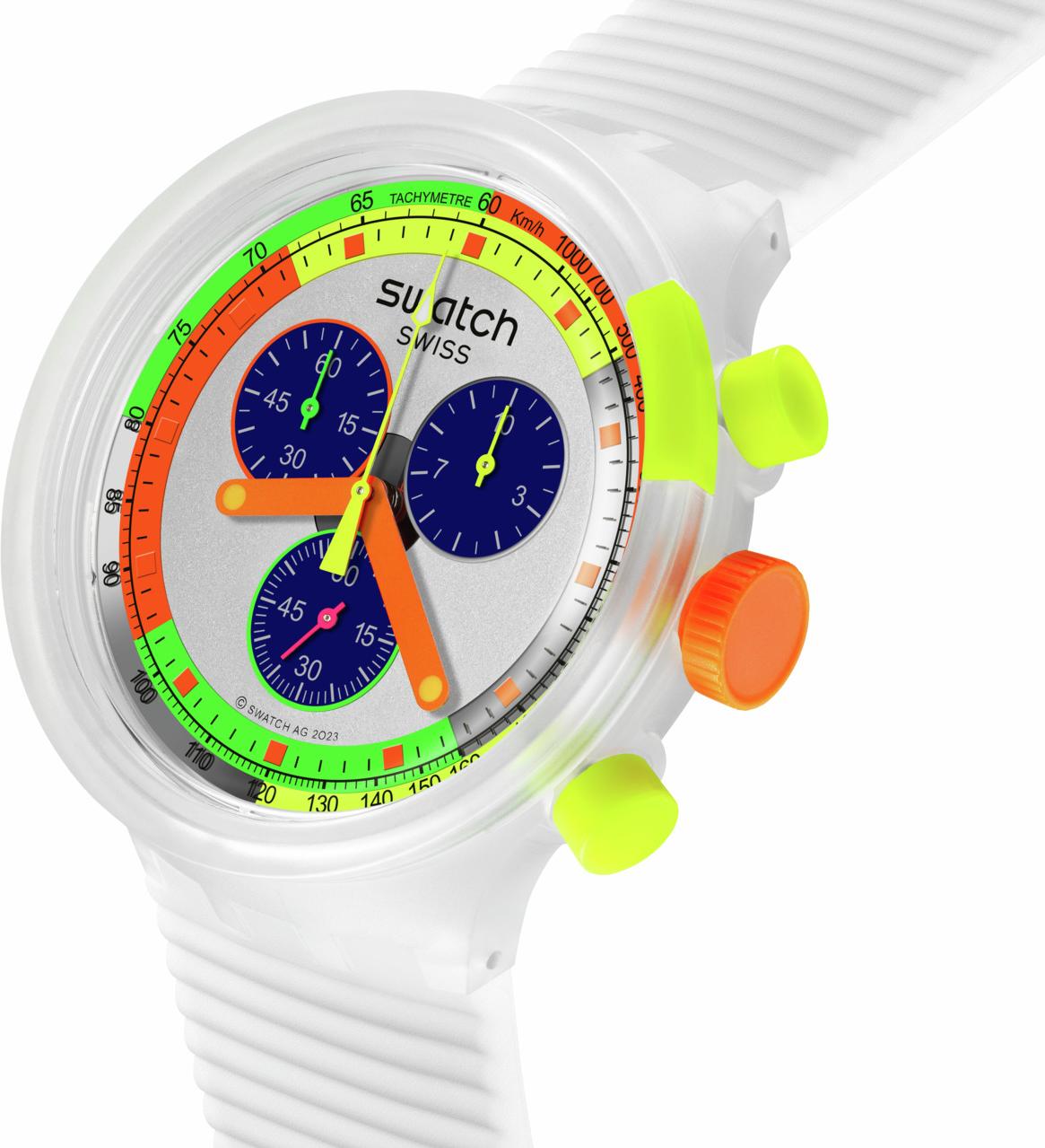 Swatch NEON JELLY SB02K100 Montre Unisexe