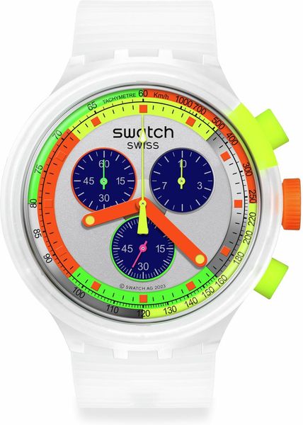 Swatch NEON JELLY SB02K100 Unisexuhr Swatch NEON JELLY SB02K100 Unisexuhr