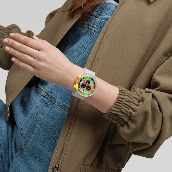 Swatch NEON JELLY SB02K100 Unisexuhr Swatch NEON JELLY SB02K100 Unisexuhr