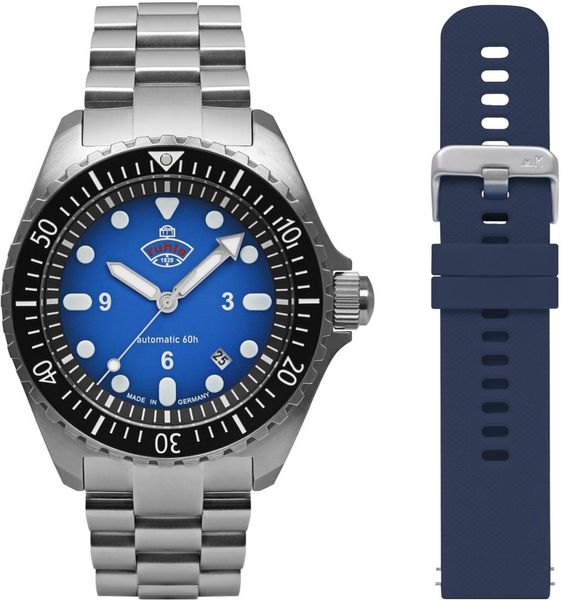 Uhrenwerke Ruhla NVA Kommando Minentaucher 4960M3_set Heren armbandhorloge Duikhorloge Uhrenwerke Ruhla NVA Kommando Minentaucher 4960M3_set Heren armbandhorloge Duikhorloge