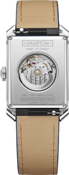 Baume & Mercier HAMPTON RECTANGL M ST LA AT BLUE M0A10732 Herren Automatikuhr Baume & Mercier HAMPTON RECTANGL M ST LA AT BLUE M0A10732 Herren Automatikuhr