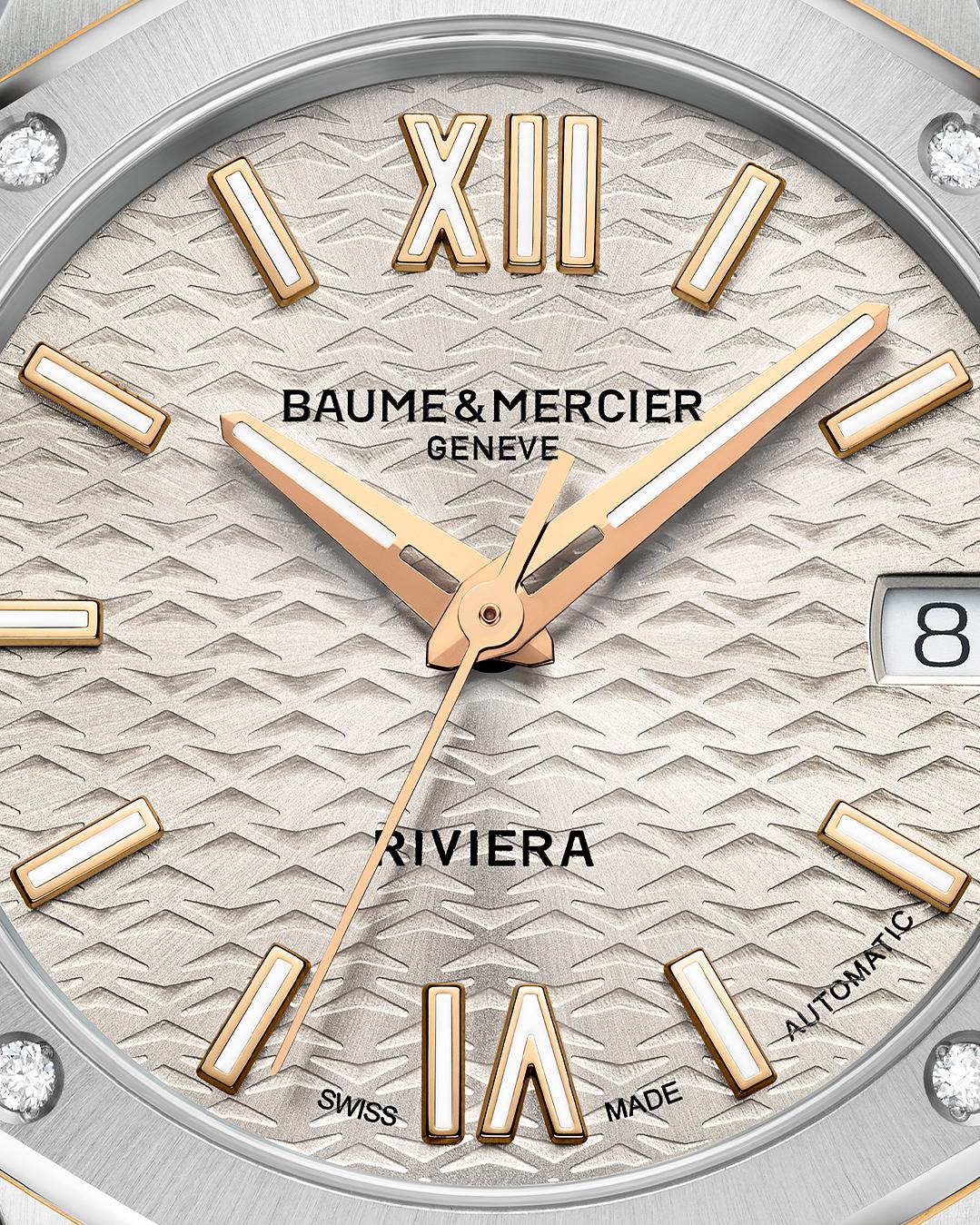 Baume & Mercier RIVIERA 12GONE M SST ST AT SILV M0A10730 Damen Automatikuhr