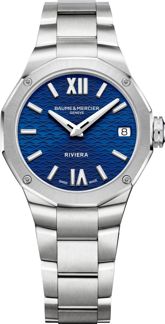 Baume & Mercier RIVIERA 12GONE M ST ST QZ BLUE M0A10727 Damenarmbanduhr