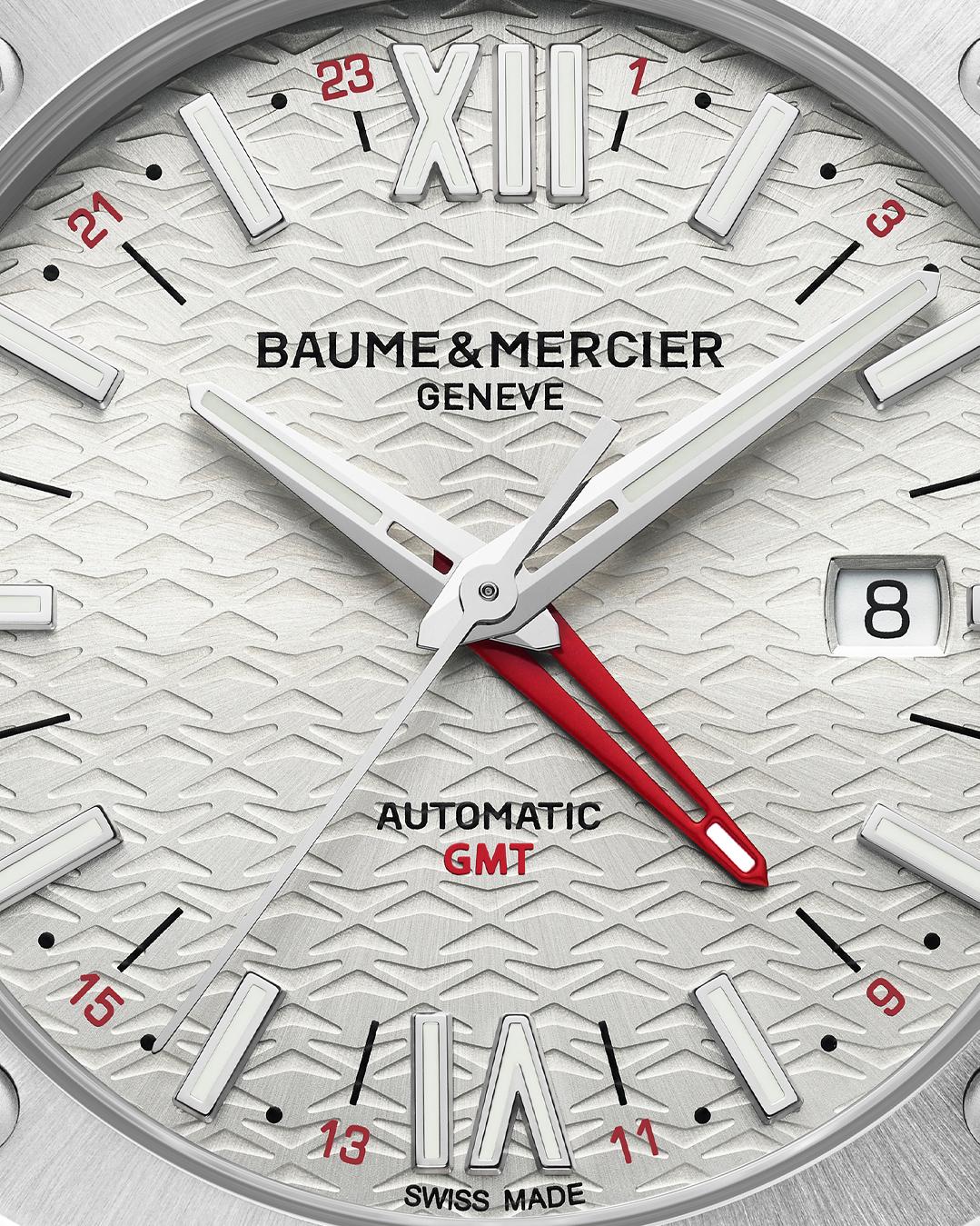 Baume & Mercier RIVIERA ROUND L ST ST COM SILVER M0A10658 Orologio automatico uomo