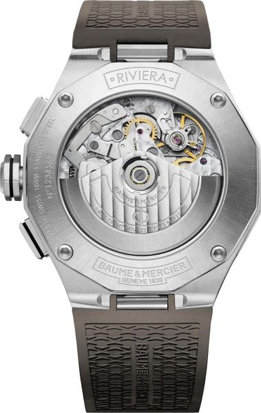 Baume & Mercier RIVIERA 12GONE XL STT RB CAT GREY M0A10722 Herren Automatikchronograph Baume & Mercier RIVIERA 12GONE XL STT RB CAT GREY M0A10722 Herren Automatikchronograph