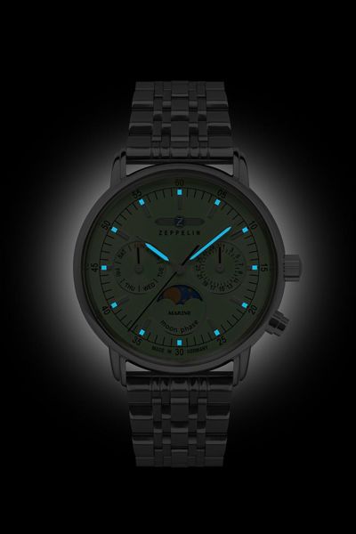 Zeppelin LZ 14 Marine 8637M4 Heren armbandhorloge Zeppelin LZ 14 Marine 8637M4 Heren armbandhorloge