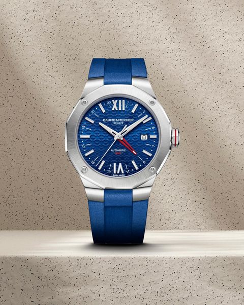 Baume & Mercier RIVIERA ROUND L ST RB COM BLUE M0A10659 Automatic Mens Watch Baume & Mercier RIVIERA ROUND L ST RB COM BLUE M0A10659 Automatic Mens Watch