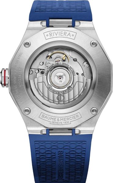Baume & Mercier RIVIERA ROUND L ST RB COM BLUE M0A10659 Automatic Mens Watch Baume & Mercier RIVIERA ROUND L ST RB COM BLUE M0A10659 Automatic Mens Watch