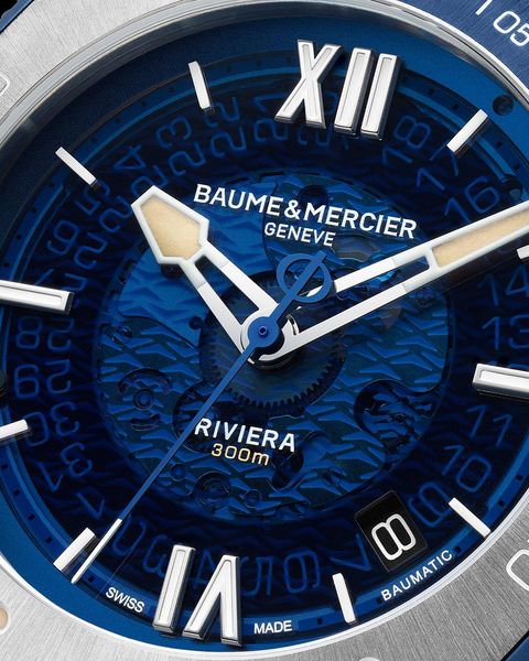 Baume & Mercier RIVIERA 12GONE L ST RB AT BLUE M0A10716 Automatisch horloge voor heren