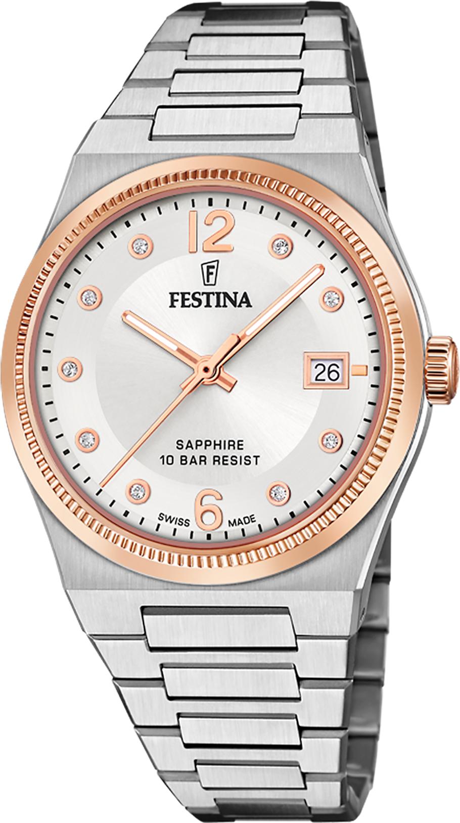 Festina MY SWISS TIME F20037/1 Reloj de Pulsera para mujeres