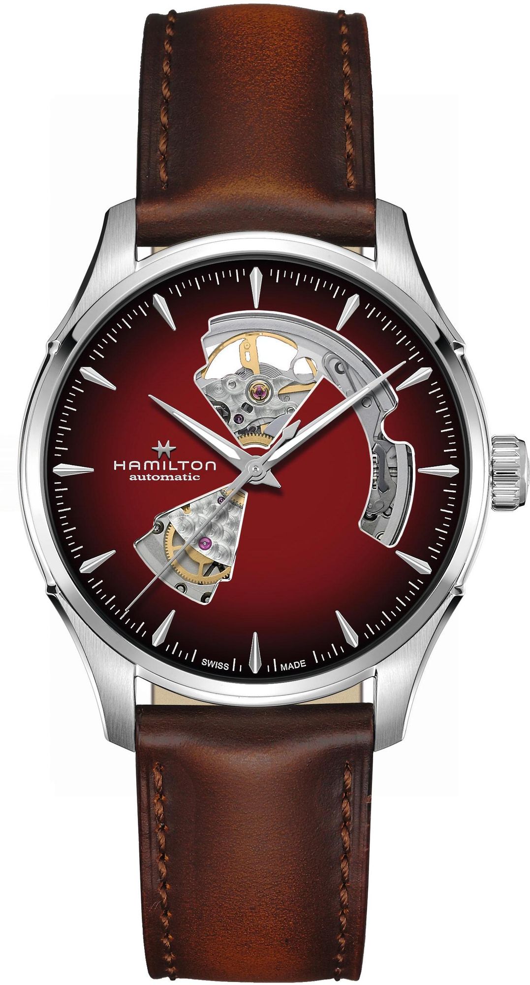 Hamilton Jazzmaster Open Heart Auto H32675570 Automatisch horloge voor heren