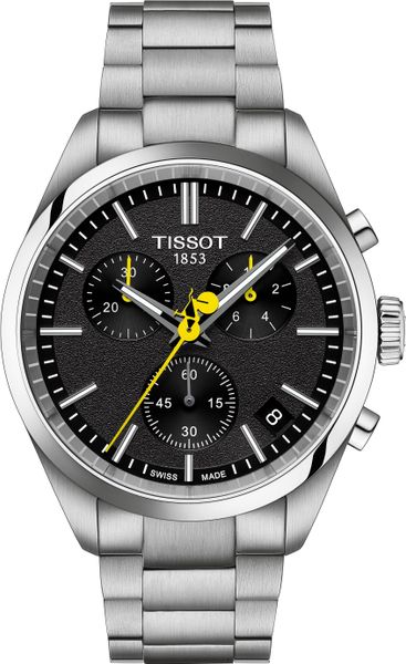 Tissot PR100 Tour de France Chronograph T150.417.11.051.00 Cronógrafo para hombres Con pulsera adicional Tissot PR100 Tour de France Chronograph T150.417.11.051.00 Cronógrafo para hombres Con pulsera adicional