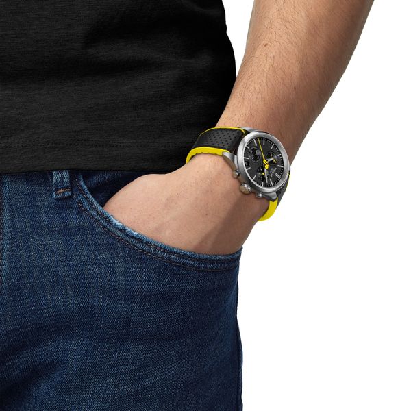 Tissot PR100 Tour de France Chronograph T150.417.11.051.00 Cronógrafo para hombres Con pulsera adicional Tissot PR100 Tour de France Chronograph T150.417.11.051.00 Cronógrafo para hombres Con pulsera adicional