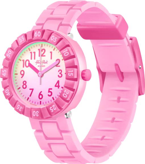 Flik Flak Pink Splash FCSP125 Reloj elegante para niños