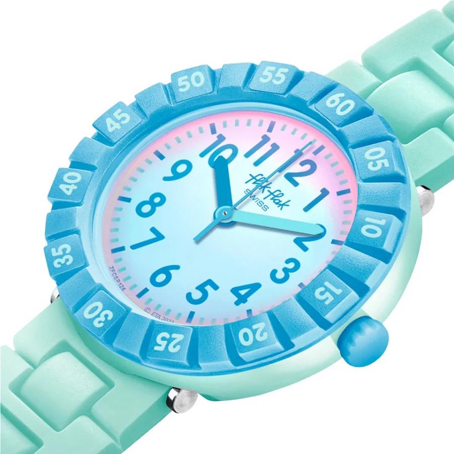 Flik Flak Blue Splash FCSP126 Reloj elegante para niños