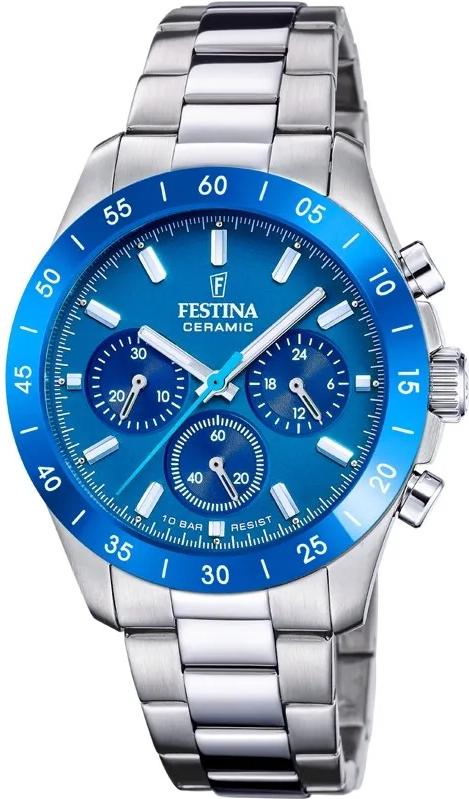 Festina CERAMIC F20693/4 Cronografo uomo Lunetta in ceramica