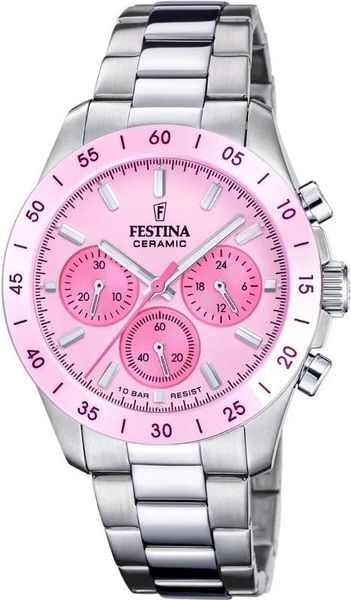 Festina CERAMIC F20693/2 Damenchronograph Keramiklünette Festina CERAMIC F20693/2 Damenchronograph Keramiklünette