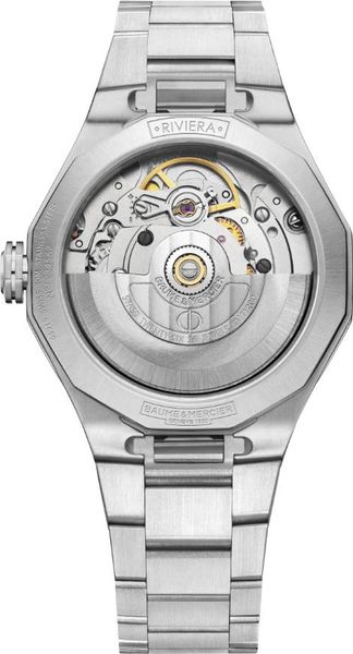 Baume & Mercier RIVIERA 12GONE M ST ST AT PINK M0A10675 Automatisch horloge voor dames Baume & Mercier RIVIERA 12GONE M ST ST AT PINK M0A10675 Automatisch horloge voor dames