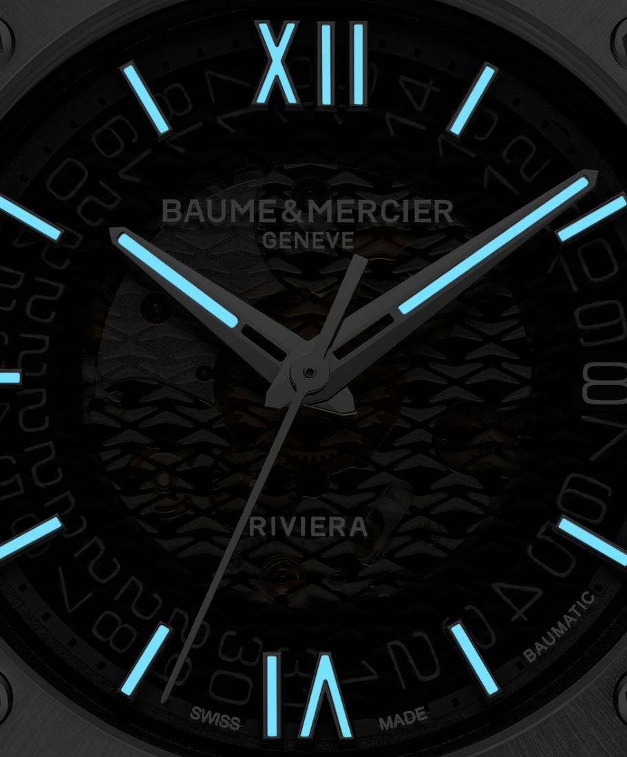 Baume & Mercier RIVIERA 12GONE L ST ST AT GREY M0A10715 Herren Automatikuhr