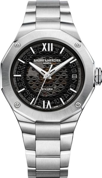 Baume & Mercier RIVIERA 12GONE L ST ST AT GREY M0A10715 Orologio automatico uomo Baume & Mercier RIVIERA 12GONE L ST ST AT GREY M0A10715 Orologio automatico uomo