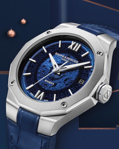 Baume & Mercier RIVIERA 12GONE L ST RBLA AT BLUE M0A10714 Reloj Automático para hombres Baume & Mercier RIVIERA 12GONE L ST RBLA AT BLUE M0A10714 Reloj Automático para hombres