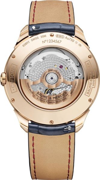 Baume & Mercier CLIFTON ROUND XL PG LA COM GREY M0A10656 Automatisch horloge voor heren Baume & Mercier CLIFTON ROUND XL PG LA COM GREY M0A10656 Automatisch horloge voor heren