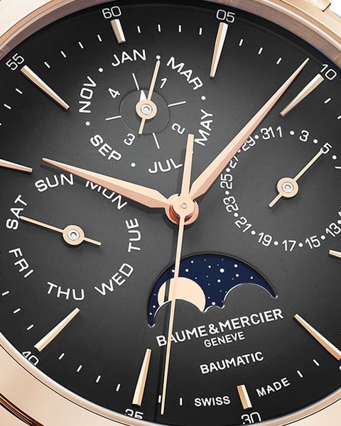 Baume & Mercier CLIFTON ROUND XL PG LA COM GREY M0A10656 Automatisch horloge voor heren Baume & Mercier CLIFTON ROUND XL PG LA COM GREY M0A10656 Automatisch horloge voor heren