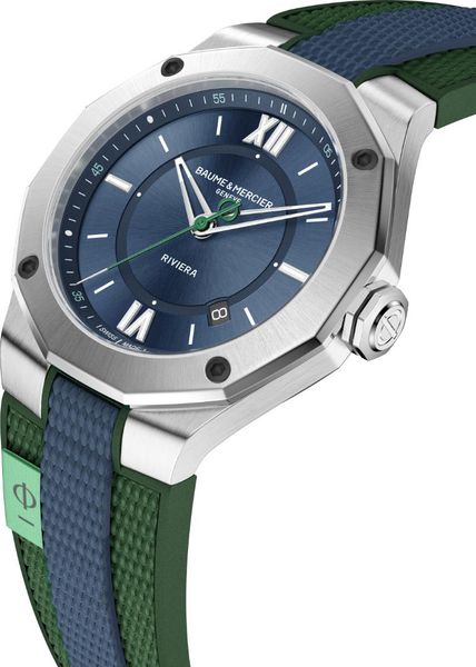 Baume & Mercier RIVIERA 12GONE L ST RB AT BLUE M0A10688 Automatisch horloge voor heren