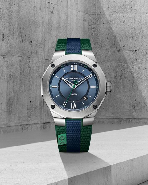 Baume & Mercier RIVIERA 12GONE L ST RB AT BLUE M0A10688 Automatisch horloge voor heren