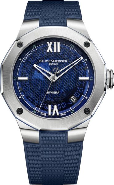 Baume & Mercier RIVIERA 12GONE L ST RB AT BLUE M0A10701 Reloj Automático para hombres
