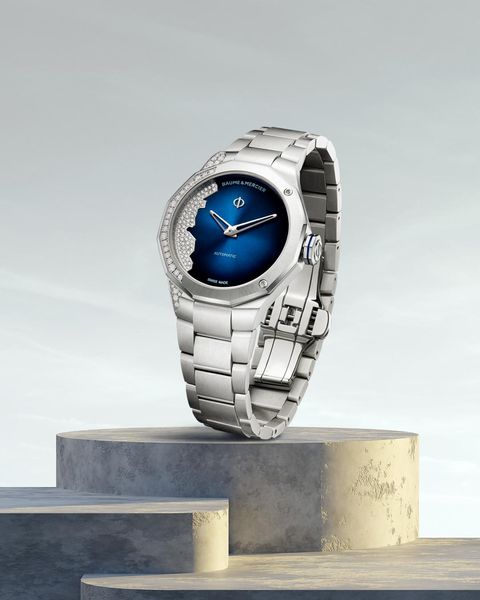 Baume & Mercier RIVIERA 12GONE M SST ST AT SBLUE M0A10677 Automatisch horloge voor dames