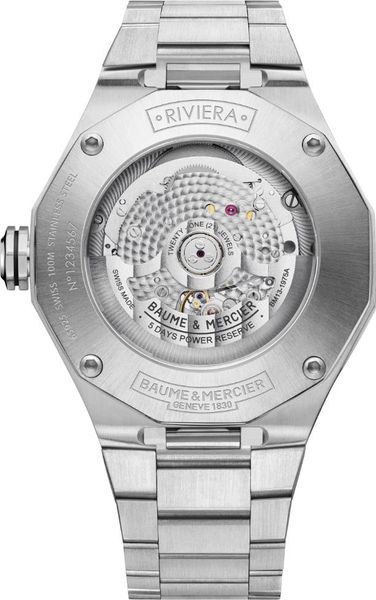 Baume & Mercier RIVIERA 12GONE L ST ST AT GREY M0A10702 Automatisch horloge voor heren Baume & Mercier RIVIERA 12GONE L ST ST AT GREY M0A10702 Automatisch horloge voor heren