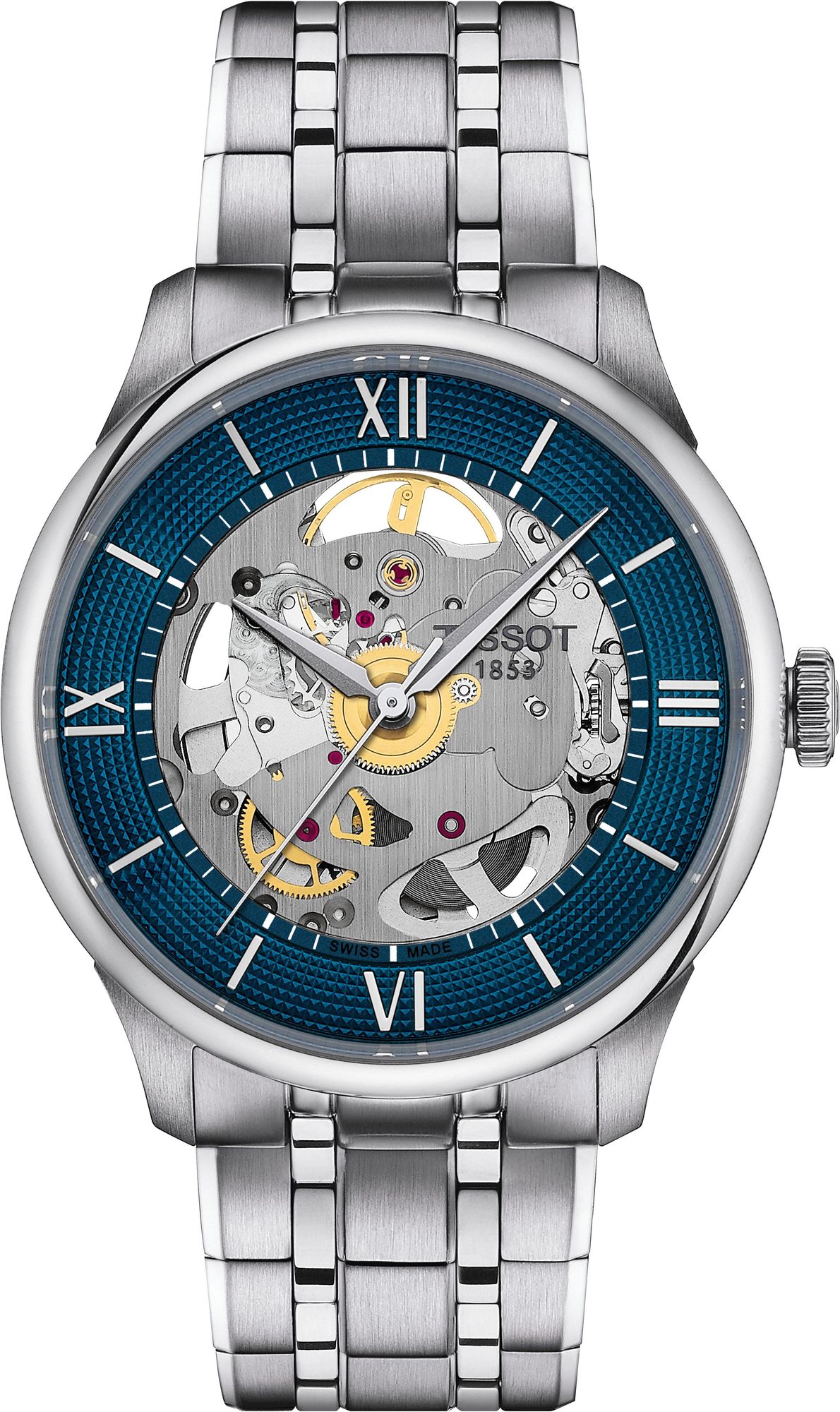 Tissot CHEMIN DES TOURELLES POWERMATIC Skeleton T139.836.11.048.00 Orologio automatico uomo Riserva de marcia de 80 ore