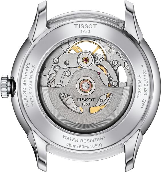 Tissot CHEMIN DES TOURELLES POWERMATIC Skeleton T139.836.11.048.00 Montre Automatique pour hommes Réserve de marche de 8 Tissot CHEMIN DES TOURELLES POWERMATIC Skeleton T139.836.11.048.00 Montre Automatique pour hommes Réserve de marche de 8