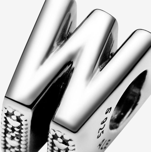 Pandora Buchstabe W Alphabet-Charm 797477 Colgante Pandora Buchstabe W Alphabet-Charm 797477 Colgante