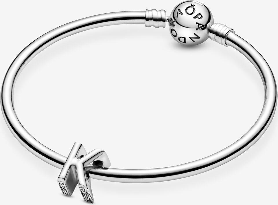 Pandora Buchstabe K Alphabet-Charm 797465 Colgante