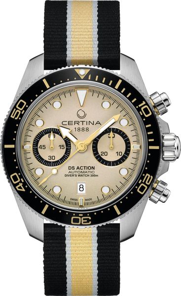 Certina DS Action Diver Chrono C032.827.18.271.00 Automatic Mens Chronograph Diving Watch Certina DS Action Diver Chrono C032.827.18.271.00 Automatic Mens Chronograph Diving Watch