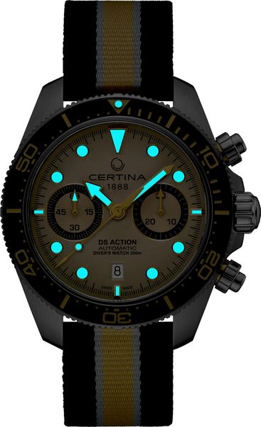 Certina DS Action Diver Chrono C032.827.18.271.00 Automatic Mens Chronograph Diving Watch Certina DS Action Diver Chrono C032.827.18.271.00 Automatic Mens Chronograph Diving Watch