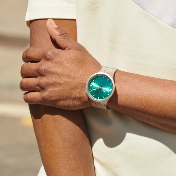 Swatch AQUA SHIMMER SB07S100 Unisex horloge Swatch AQUA SHIMMER SB07S100 Unisex horloge