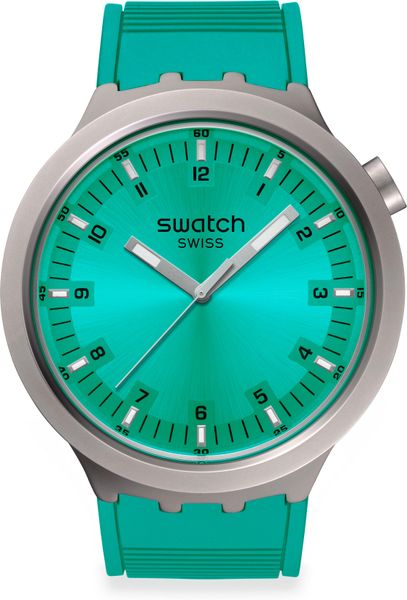 Swatch AQUA SHIMMER SB07S100 Unisex horloge Swatch AQUA SHIMMER SB07S100 Unisex horloge