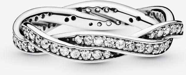 Pandora Funkelnde Gedrehte Linien Ring 190892CZ Anello donna Pandora Funkelnde Gedrehte Linien Ring 190892CZ Anello donna