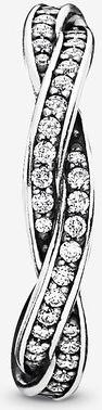 Pandora Funkelnde Gedrehte Linien Ring 190892CZ Anello donna Pandora Funkelnde Gedrehte Linien Ring 190892CZ Anello donna