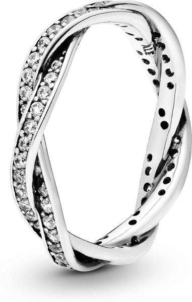 Pandora Funkelnde Gedrehte Linien Ring 190892CZ Anello donna Pandora Funkelnde Gedrehte Linien Ring 190892CZ Anello donna