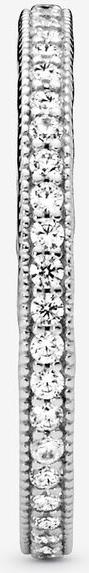 Pandora Sparkle & Hearts Ring 190963CZ Anello donna